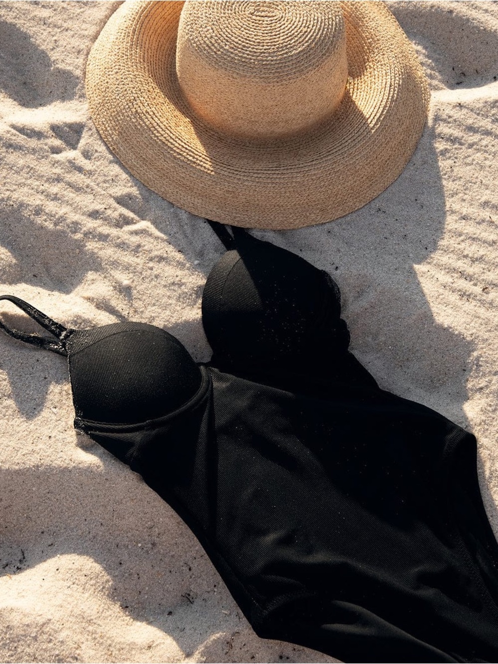 Pepper Black One-Piece Swimsuit
